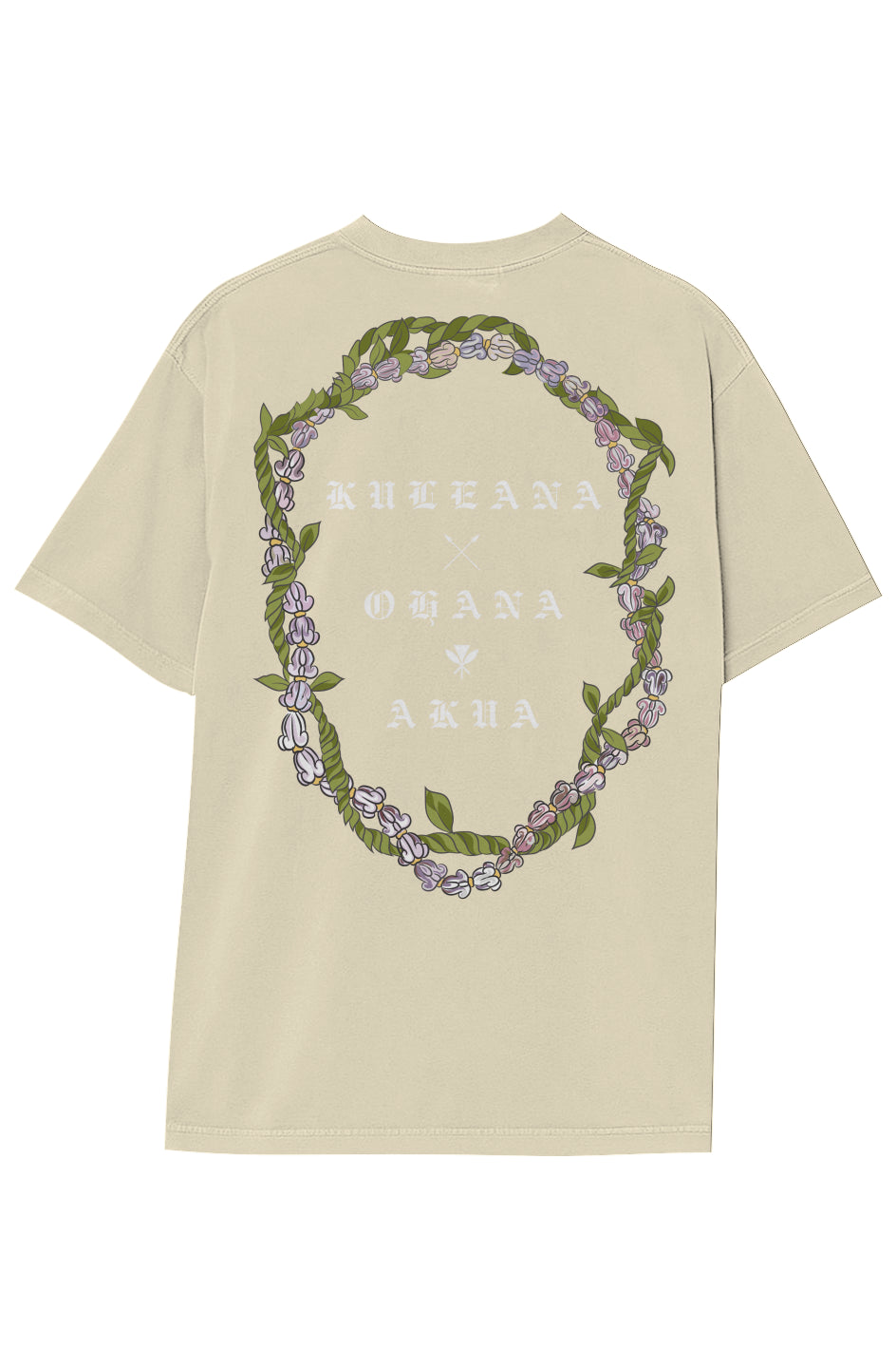 Rooted Lei Laʻī/ Crown Heavyweight Tee (Timeless Style)