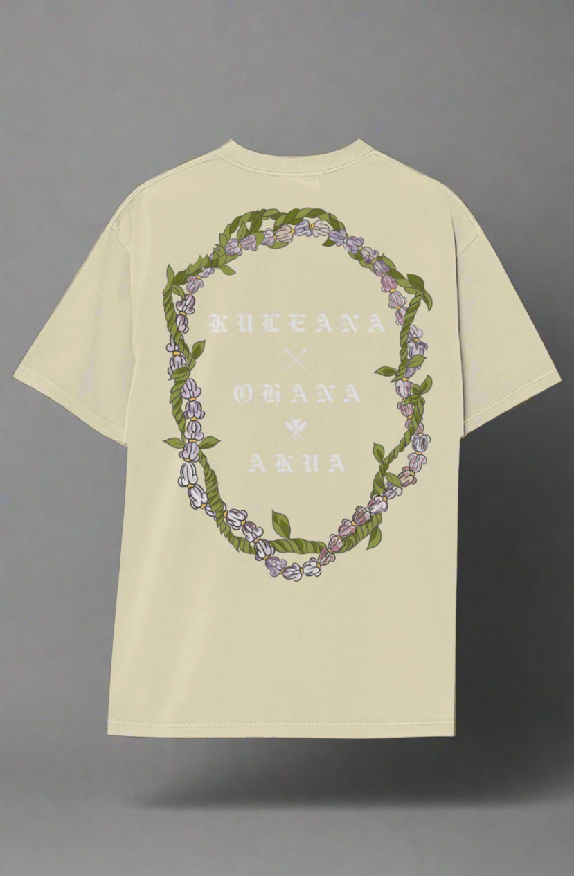 Rooted Lei Laʻī/ Crown Heavyweight Tee (Timeless Style)